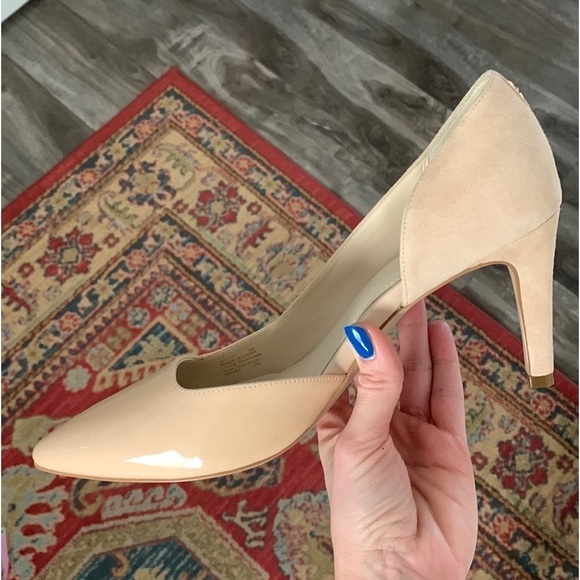 NWOT Cole Haan Highline Natural Tan Half Vamp Heels Pumps - Picture 6 of 12